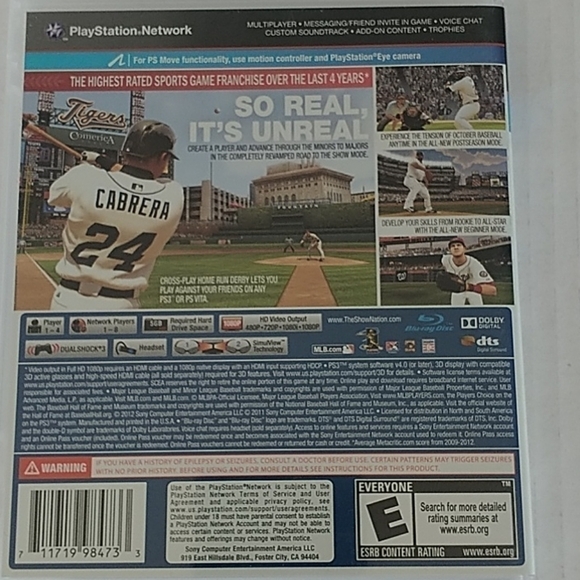 PS3 MLB 13 The Show Baseball Video Game/CD - Picture 2 of 6